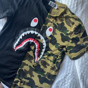 BAPE KIDS SHIRT | Half Camo |
